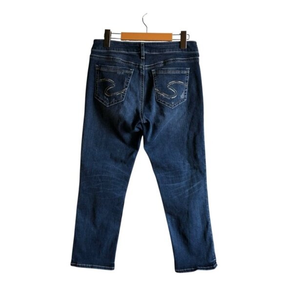 Silver Jeans Suki Capri Mid Rise Curvy Fit Size 28 - Picture 7 of 13